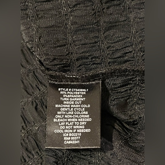 New Evereve Sanctuary Textured Mock Neck Top In Black Size XL - Picture 11 of 16